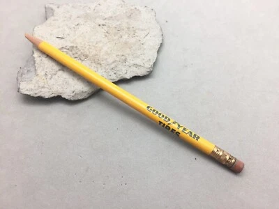 Lápiz publicitario Goodyear Tires Union Tire Service Anna Illinois vintage 7" Foto 1 de 4