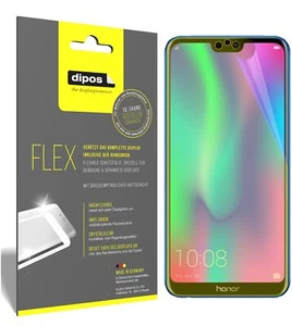 3x Honor 9N Schutzfolie Folie, 100% Displayabdeckung, dipos Flex - Bild 1 von 4