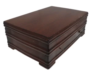 Wood Tarnish Resistant Silverware Flatware Storage Chest Box Wooden Drawer 80 - Picture 1 of 9