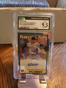 2025 Topps 90 Silver Pack Autographs Will Warren CGC 9.5 MINT+ AUTO 10 - Bild 1 von 3