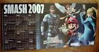 Nintendo Power  Smash 2007 Calendar Poster