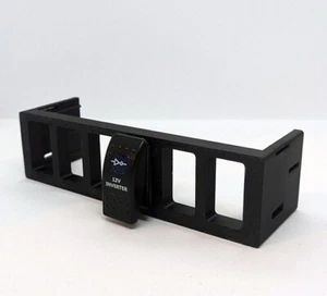 UNIVERSAL SINGLE DIN 6 GANG CARLING ROCKER SWITCH CONVERSION MOUNT BRACKET - Picture 1 of 1