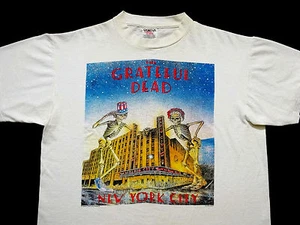 Grateful Dead Shirt T Shirt Vintage 1995 Radio City Music Hall New York '80 GD L - Picture 1 of 11
