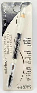 Wet n Wild ColorIcon Brow Pencil - Black Ops - New in Package - Picture 1 of 1