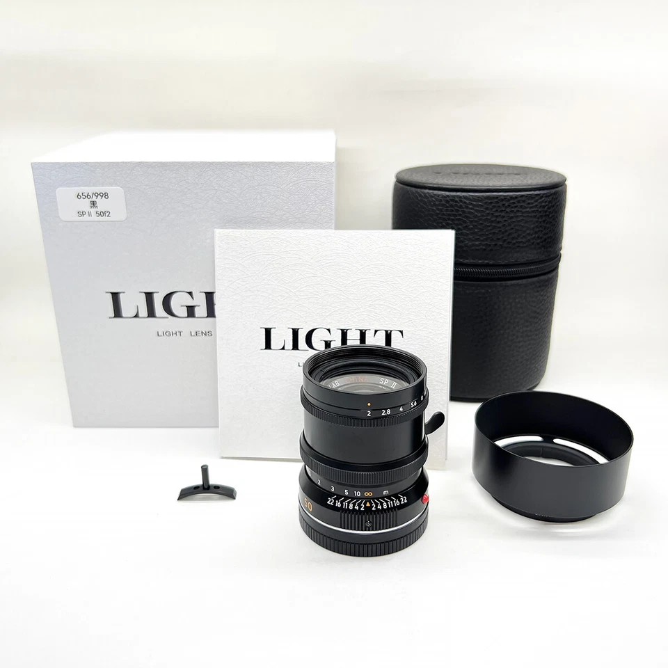 Light Lens Lab 50mm F2 SP2 Cooke Speed Panchro II Black Paint Leica M M6 M240 M9 - Image 1 of 4