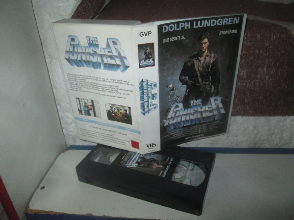 VHS - The Punisher - Dolph Lundgren - GVP Denmark - FULL UNCUT - Bild 1 von 1