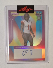 2023 Leaf Vivid Sealed PROOF #CP3 Clark Phillips III Rc Auto #1/1 Atl Falcons