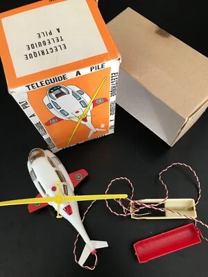 SANCHIS jouet hélicoptère télécommandé filoguidé  JO / test ok / juguete SPAIN - Photo 1/4