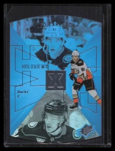 2023-24 Upper Deck #SPX-4 Leo Carlsson 1997-98 SPx Holoview Retros - Picture 1 of 2