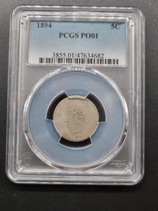 Liberty Head 1894 níquel 5c Lowball graduación profesional Po1 pobre 1 #64567 - Imagen 1 de 2