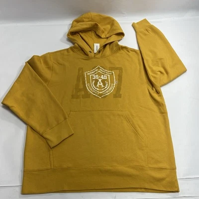 American Eagle 男式 XL 金色连帽衫宽松版型长袖连帽运动衫 — 第 1/4 张图片