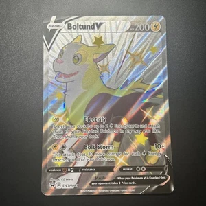 JUMBO Shiny Boltund V Card SWSH085 Black Star Promo Pokémon PACK FRESH - Picture 1 of 6