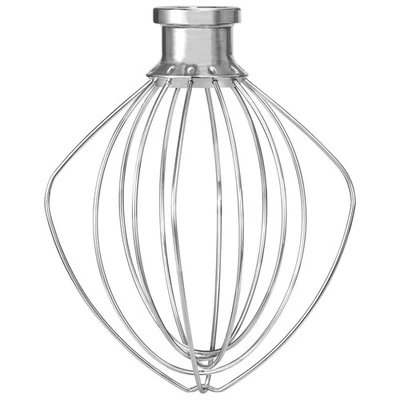 Accesorio de látigo de 6 hilos de acero inoxidable para mezclador de cabezal inclinable de 4,5 cuartos de galón y 5 cuartos de galón, huevo C Foto 1 de 4