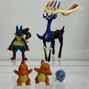 Lote de figuras Pokemon Charmander Moncolle Xerneas EX ML-12 Mega Lucario Nintendo - Imagen 1 de 13
