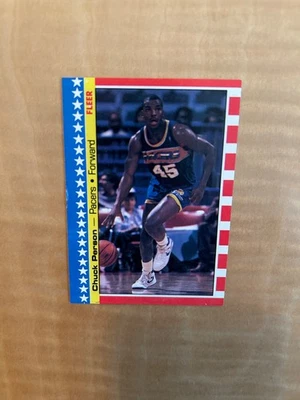 1987-88 FLEER STICKER #10 CHUCK PERSON!! $1 SHIPPING!! - Image 1 of 2