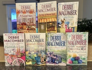 Debbie Macomber 7 Paperback book lot BLOSSOM STREET SERIES - Imagen 1 de 2
