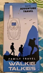 Zwei Wege Radio Walkie Talkie Topsung M880 große Reichweite, Mikrofon, LCD (schwarz 2er Pack) - Bild 1 von 3