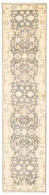 Vintage Hand-knotted Runner Rug 2'8" x 11'10" Traditional Oriental Wool Carpet - Image 1 of 4