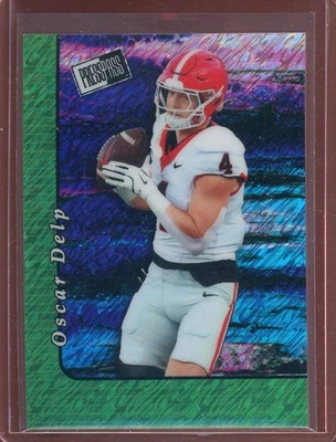 2024 Leaf Metal Press Pass Shimmer Green Oscar Delp Rc (3/7) - Image 1 of 2