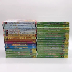 Sesame Street Elmo DVD Lot 30 Titles Preschool Learning Songs Educational Kids - Picture 1 of 13