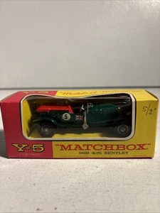 Y5 Matchbox Model Of Yesteryear 1929 4.5 Litre Bentley From 1962 New In Box!! - Picture 1 of 7