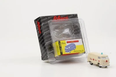 1:90 Schuco Piccolo VW T1 Bus Bulli Ambulance Urgence Clinique Beige Limité - Photo 1/3