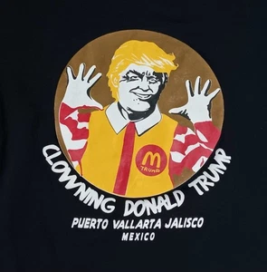 Maglietta Donald Trump Topolino D Ronald Clown Messico Da vedere sul retro della maglia - Foto 1 di 6
