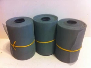 NEW YORK FILO FIBRA DI VETRO CARBONE 3 ROTOLI 8" X 100' EAX3 ACCIAIO ZINCATO E GRIGIO - Foto 1 di 1