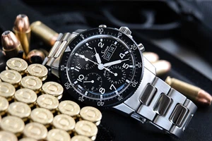 Sinn 103 St Flieger Chronograph Full Set + Stainless Bracelet + Leather Strap - Picture 1 of 23