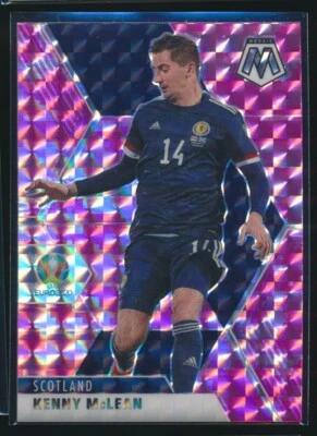 2021 Panini Mosaic Soccer Kenny McLean Pink Mosaic Prizm #79 Scotland Euro 2020 - Image 1 of 2