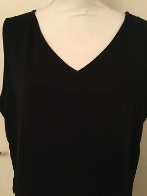 Женская черная майка без рукавов Danny & Nicole размер 18/XL - Изображение 1 из 4