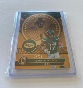 2022 Panini Gold Standard Garrett Wilson Double Eagle Rookie Card #/25