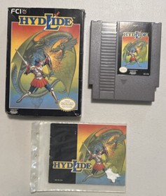 HYDLIDE - Nintendo Entertainment System (NES) - COMPLETE IN BOX (CIB)