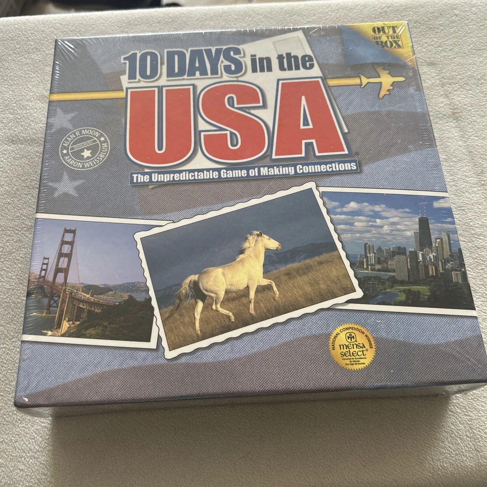10 Days in the USA Game Out of Box Games Complete