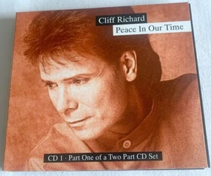CLIFF RICHARD-PEACE IN OUR TIME(CD 1 OF 2 CD SET)- 3-TRACK CD SINGLE  DIGIPAK - Picture 1 of 2