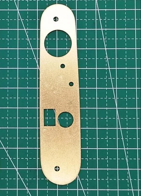 Revestimientos de latón de 1 pieza para navaja suiza Victorinox 91 mm repuesto modificar Foto 1 de 1