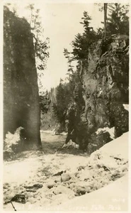 1928 Postcard Bad River Falls, Copper Falls Park - Picture 1 of 2