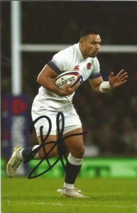ENGLAND & WORCESTER WARRIORS RUGBY UNION: BEN TE'O SIGNED 6x4 ACTION PHOTO+COA - Imagen 1 de 1