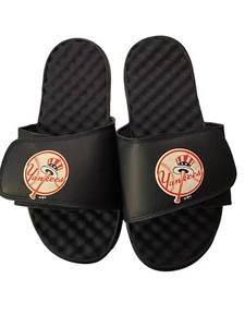 Islide Sandals Size 9 Slides With Hook And Loop New York Yankees MLB - Picture 1 of 2