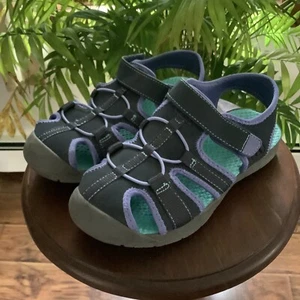 Airwalk Girl’s Sandals Sport Kids Hiking Water Purple Closed Toe Youth Size 2.5 - Picture 1 of 11