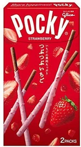 Glico Pocky Strawberry Crush Flavor 2Pack@Box Made in Japan - Picture 1 of 7