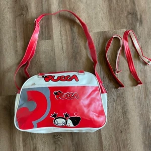 Vintage Handtasche Pucca Seesack Handtasche Vinyl wandelbare Riemen Anime Cartoon selten - Bild 1 von 23