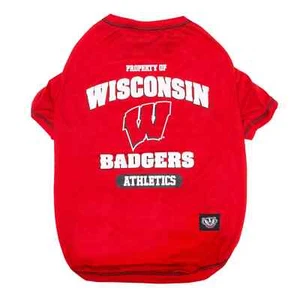 Wisconsin Badgers Medium Haustier T-Shirt - Bild 1 von 1