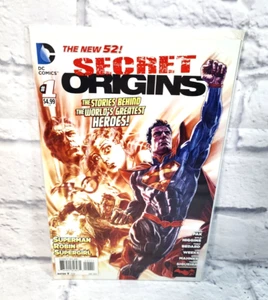 Secret Origins #1 DC 2014 NM- The New 52 Batman Aquaman Starfire - Picture 1 of 5