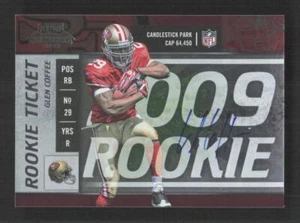 Glen Coffee 2009 Playoff Contenders Rookie Auto #122 - Bild 1 von 2