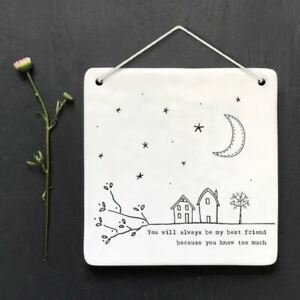 East of India Porcelain Keepsake Picture - Be My Best Friend