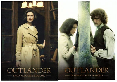 Outlander Season 3 Promo Cards P7 Vegas & P8 SDCC/Wondercon -Cyrptozoic - Image 1 of 4