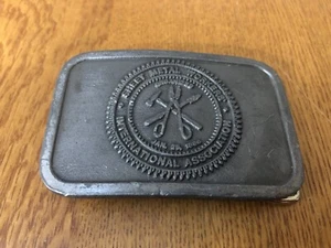 VINTAGE SHEET METAL WORKERS’ INTERNATIONAL ASSOCIATION BELT BUCKLE USA MADE - Picture 1 of 3