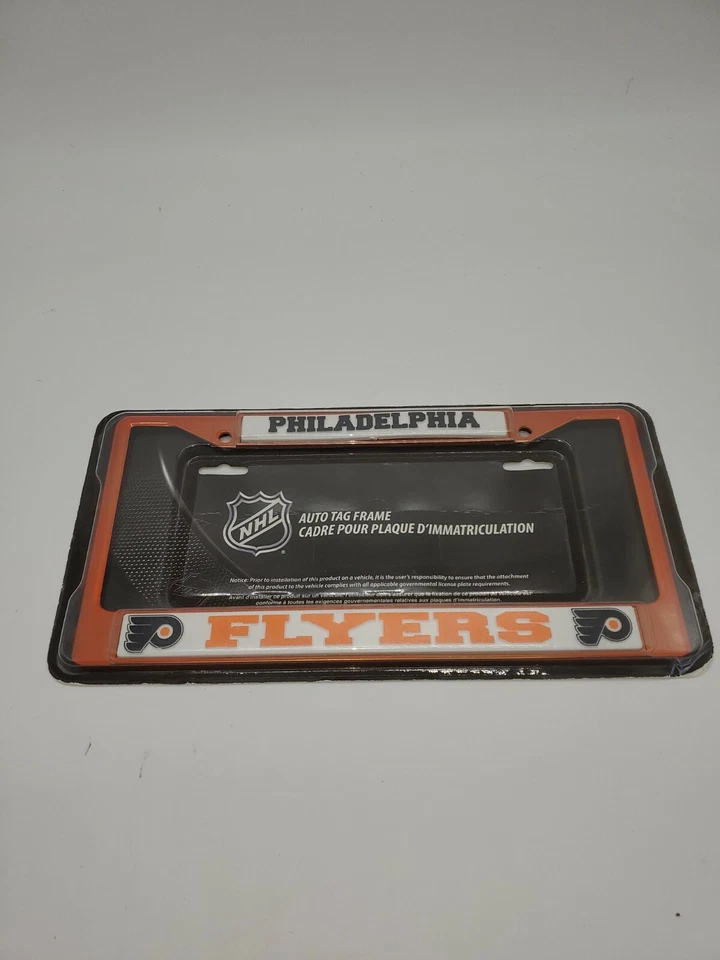 Philadelphia Flyers Hockey NHL Vibrant Plastic Retro License Plate Frame Holder - Image 1 of 1