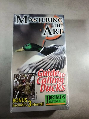 Mastering The Art Guide To Calling Ducks Factory Sealed VHS; w/ 3 Hunts, Primos - Image 1 of 2